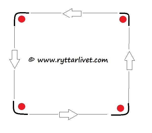 ridövning hörnpasseringar skarpa svängar